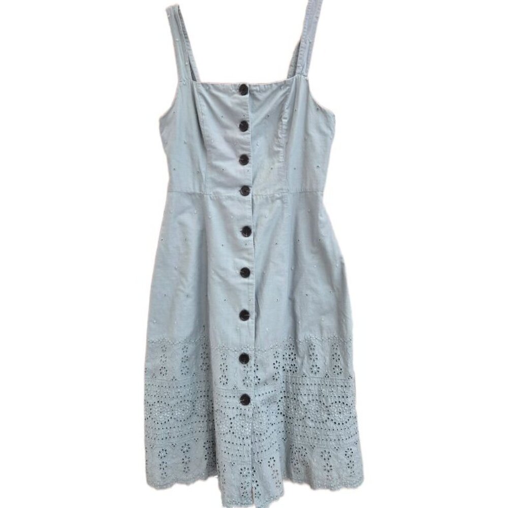 GAP Slate Green Cotton Strappy Dress - Size 4